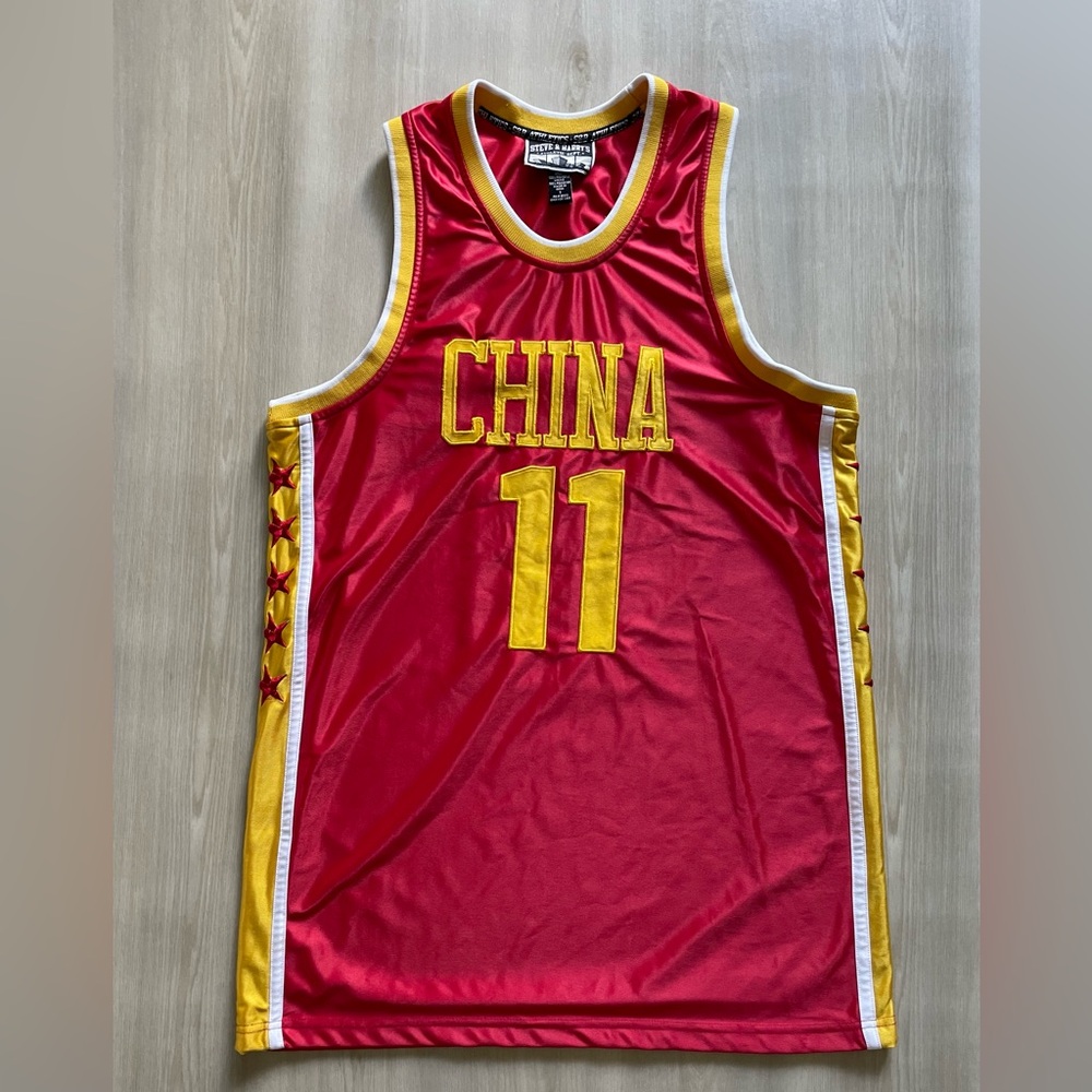 Vintage Steve And Barry Yao Ming 11 China Team OIympics Jersey Sz Small fits *M
